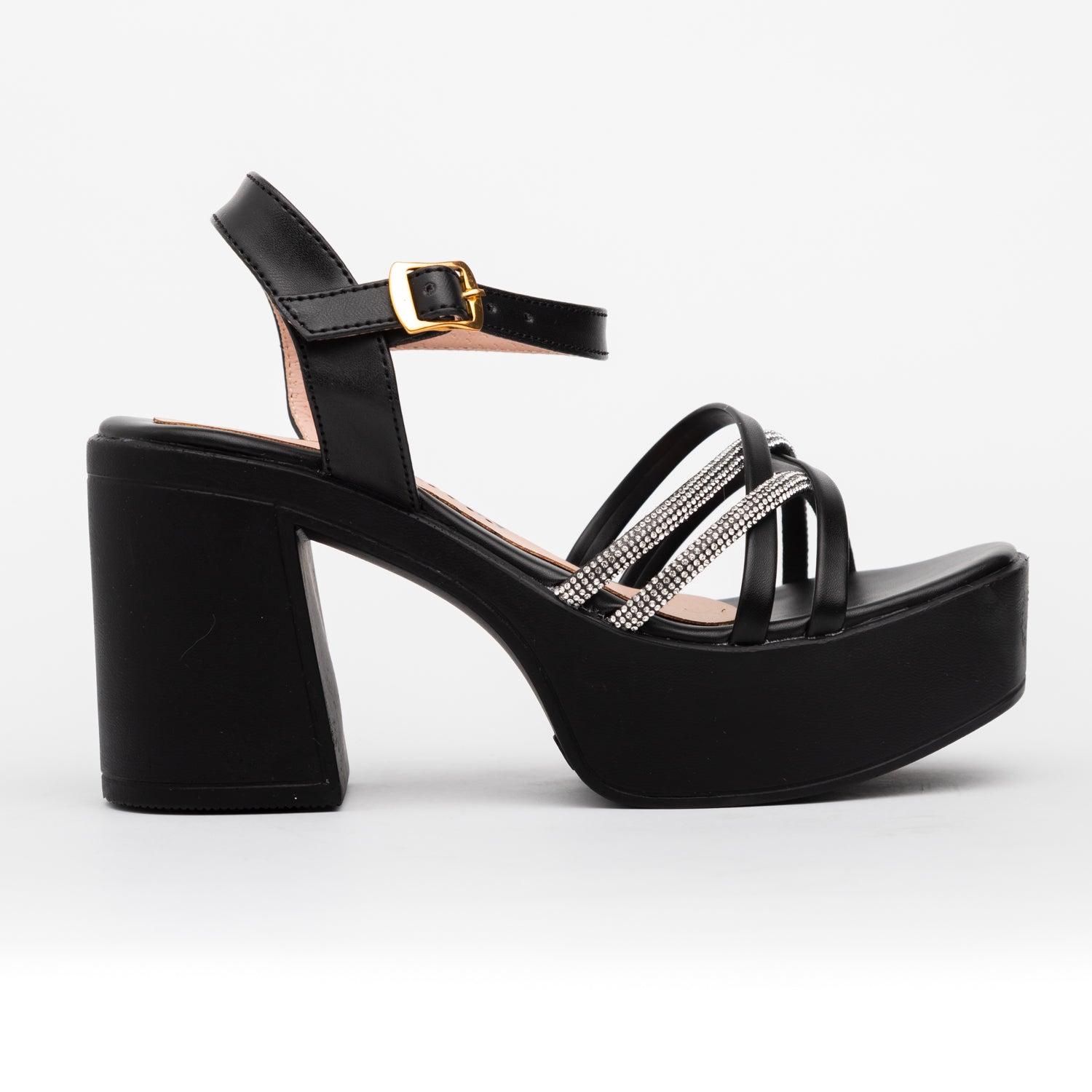 SANDALIAS DE VESTIR MUJER YANCI NEGRO - 4