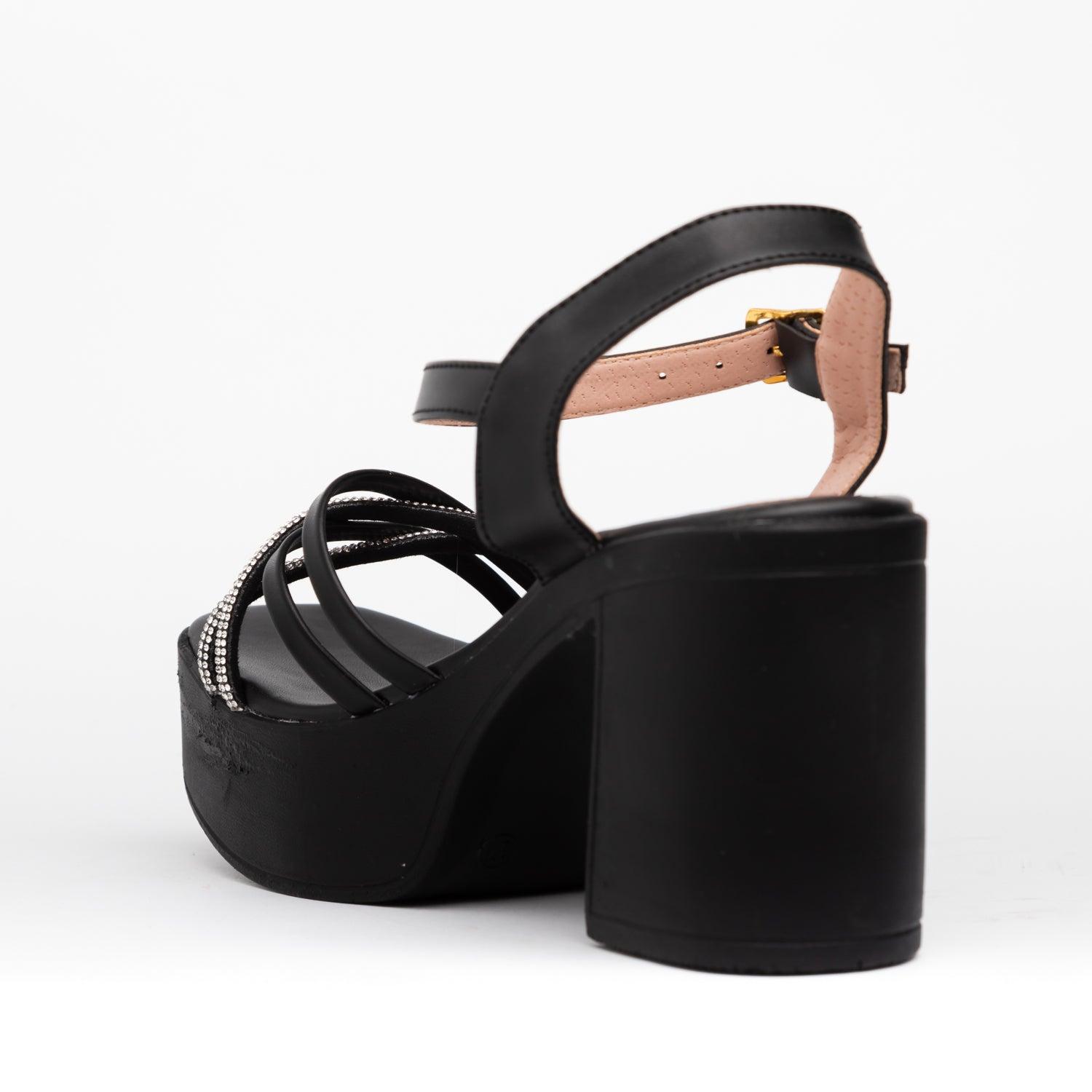 SANDALIAS DE VESTIR MUJER YANCI NEGRO - 6