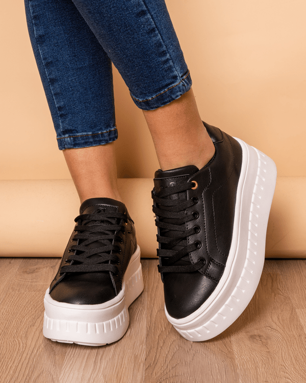 ZAPATILLAS URBANAS MUJER LILO NEGRO - 1
