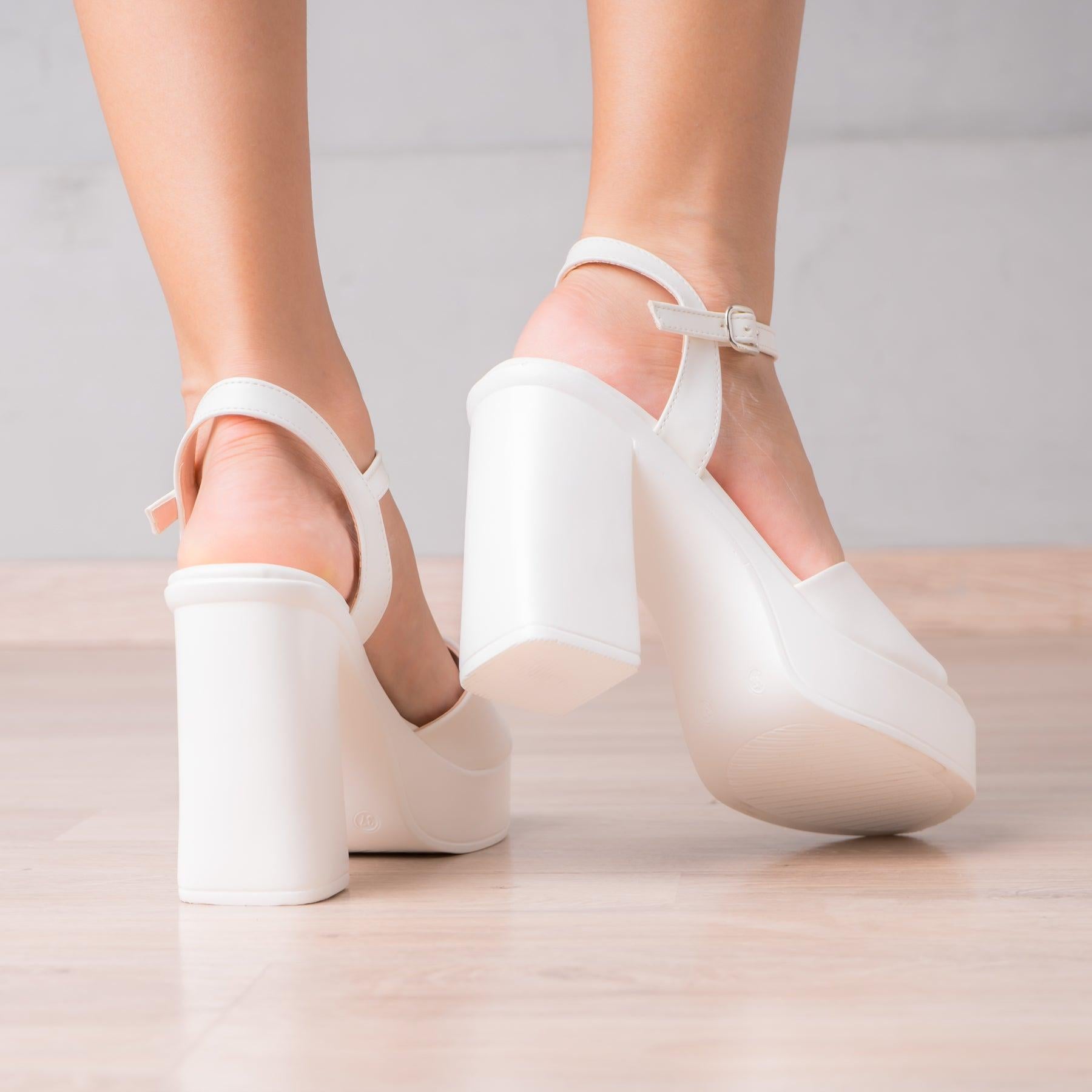 SANDALIAS DE VESTIR MUJER ARABELLA BLANCO - 3