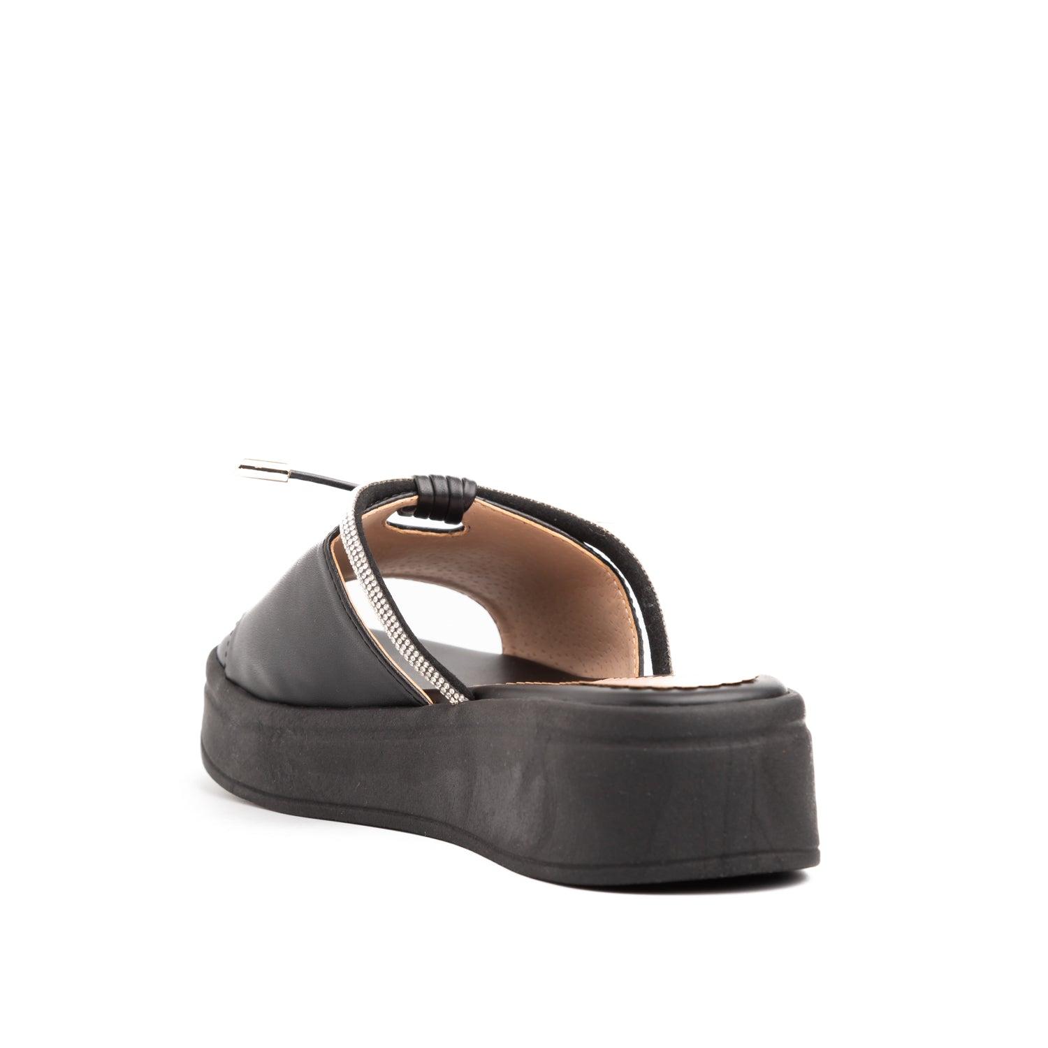 SANDALIAS CASUALES MUJER KOLEOS NEGRO - 6