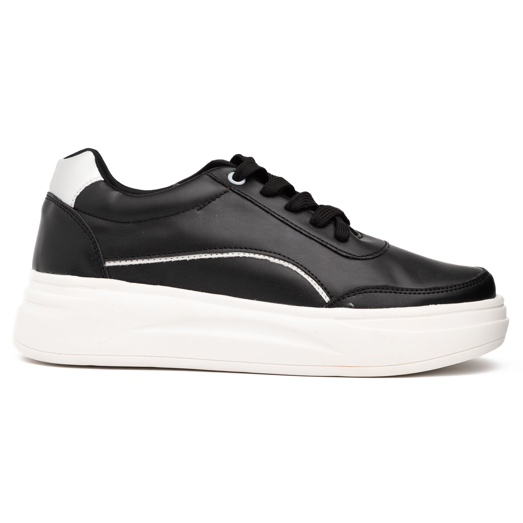 ZAPATILLAS URBANAS MUJER DIEST  NEGRO PLATEADO - 4