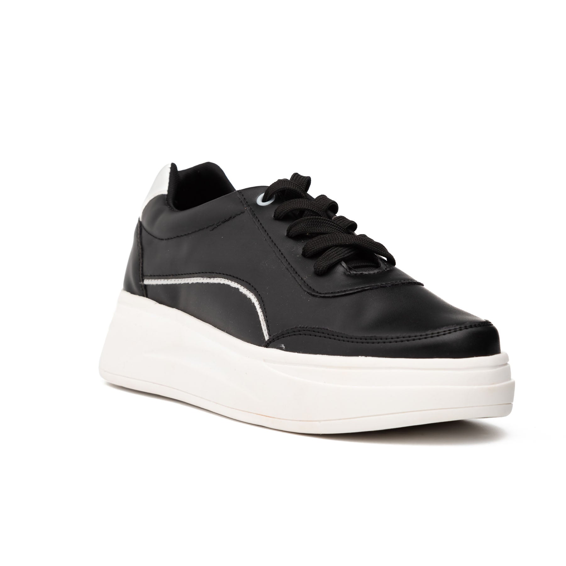 ZAPATILLAS URBANAS MUJER DIEST  NEGRO PLATEADO - 5