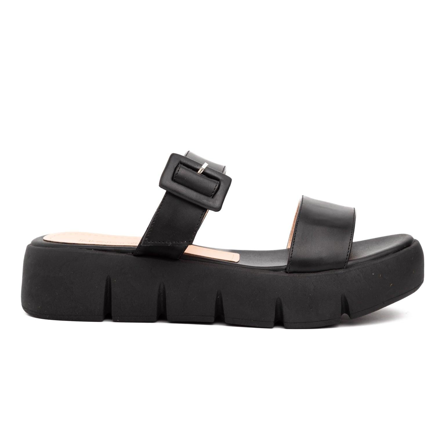 SANDALIAS CASUALES MUJER HAKEEM NEGRO - 3