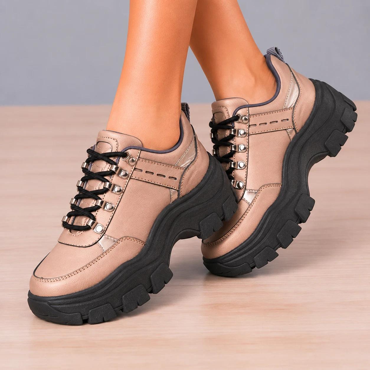 ZAPATILLAS URBANAS MUJER GOLDEN PLATEADO - 2