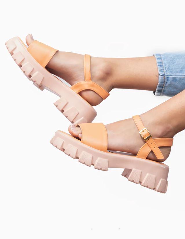 SANDALIAS CASUALES MUJER REGGIO ANARANJANDO - 2