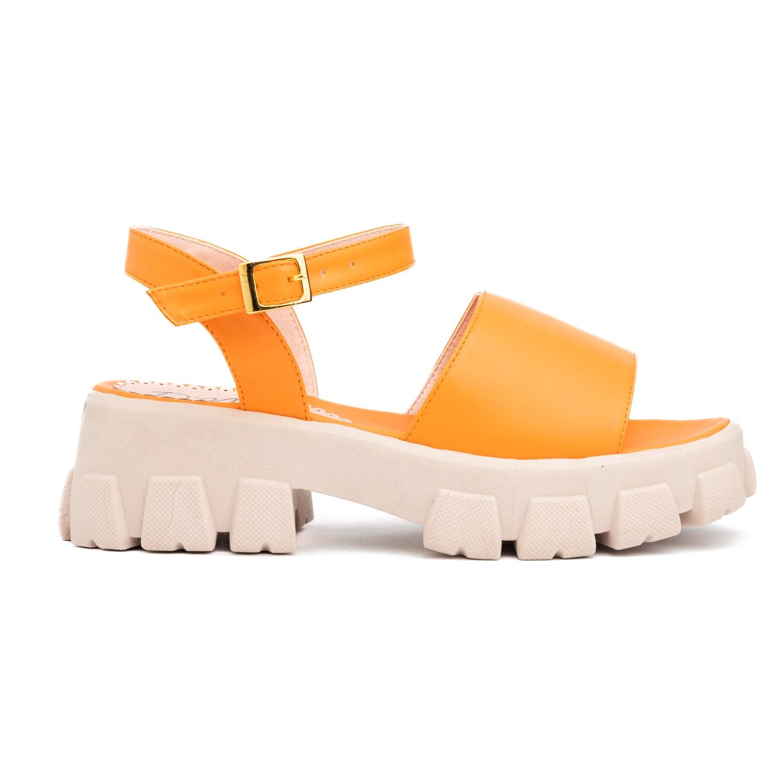 SANDALIAS CASUALES MUJER REGGIO ANARANJANDO - 4