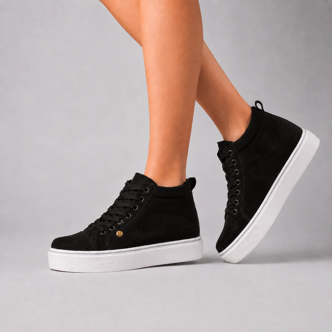 ZAPATILLAS URBANAS MUJER DOHA NEGRO - 2