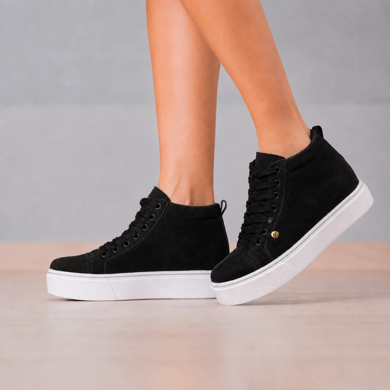 ZAPATILLAS URBANAS MUJER DOHA NEGRO - 6