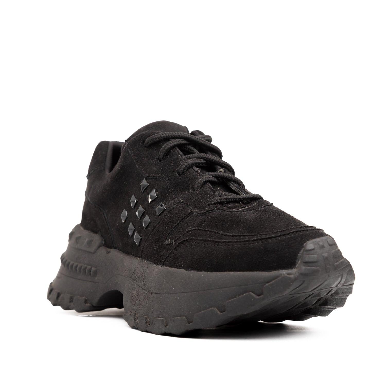 ZAPATILLAS URBANAS MUJER TALAVERA NEGRO GAMUZA - 3
