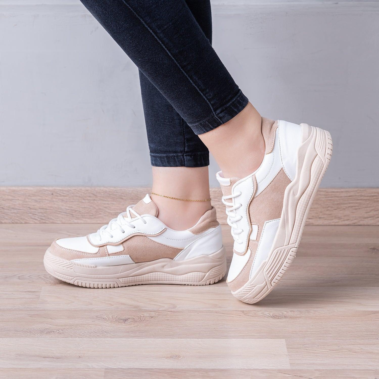 ZAPATILLAS URBANAS MUJER MAGIC BEIGE - 1
