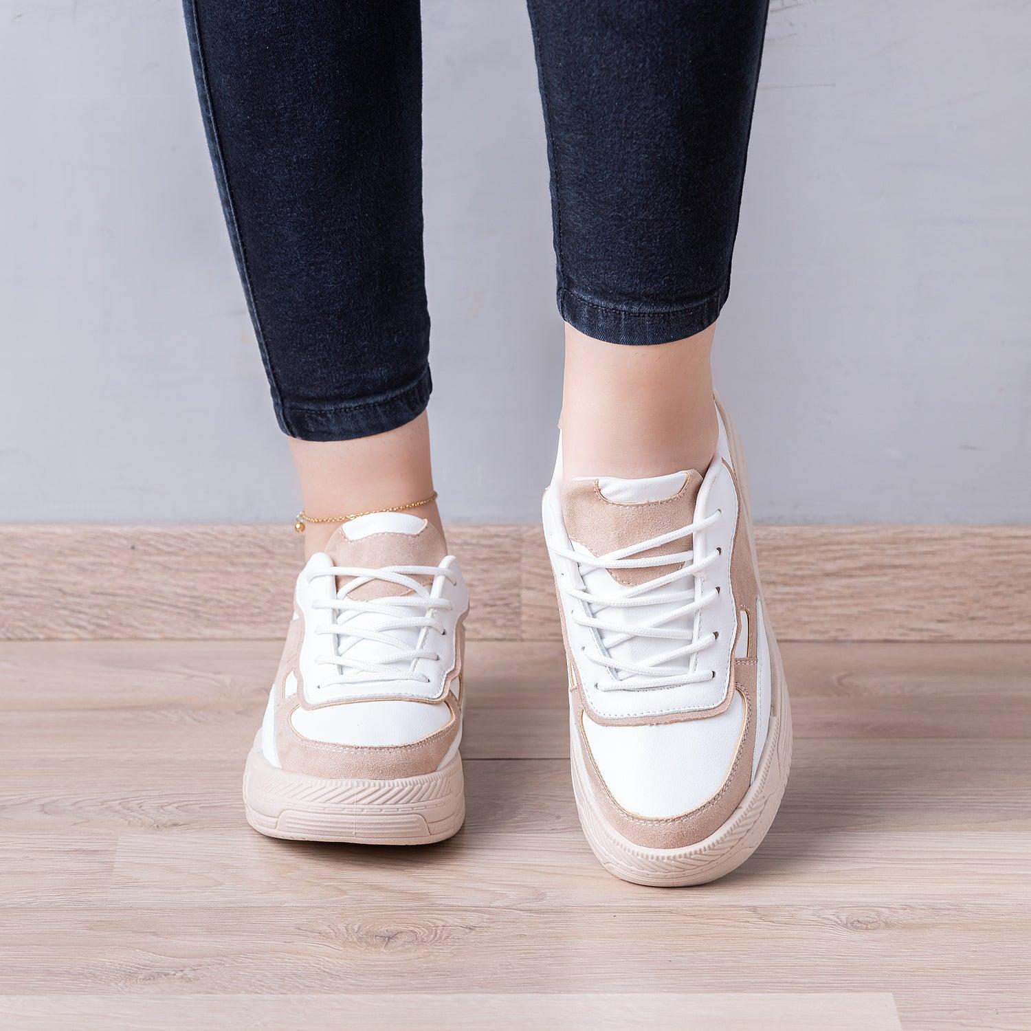 ZAPATILLAS URBANAS MUJER MAGIC BEIGE - 2