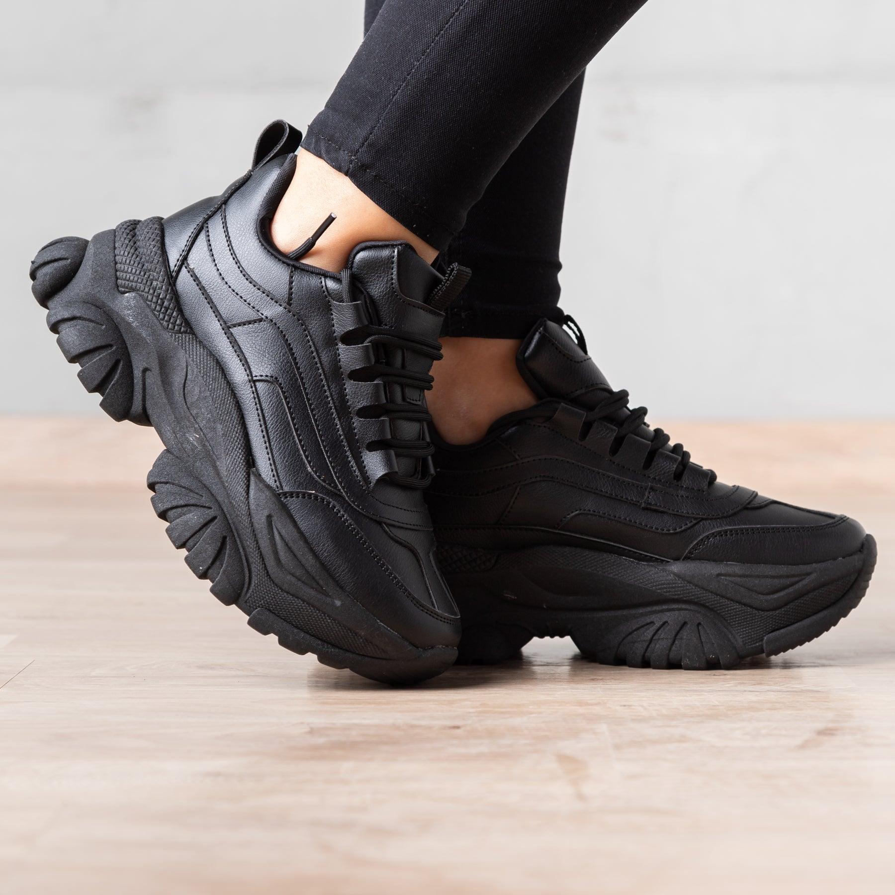ZAPATILLAS URBANAS MUJER SOCHEN NEGRO - 1