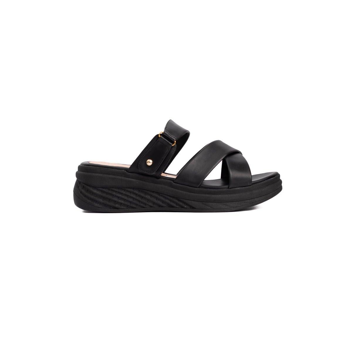 SANDALIAS CASUALES MUJER ORNELLY NEGRO - 4