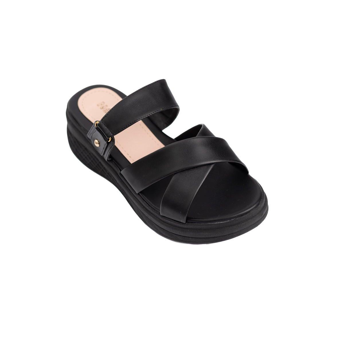 SANDALIAS CASUALES MUJER ORNELLY NEGRO - 5