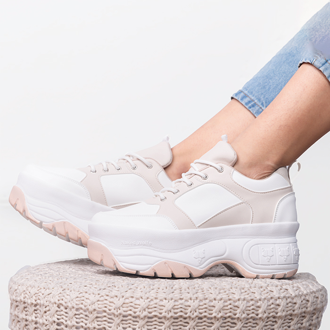 ZAPATILLAS URBANAS MUJER WOLF NUDE - 2
