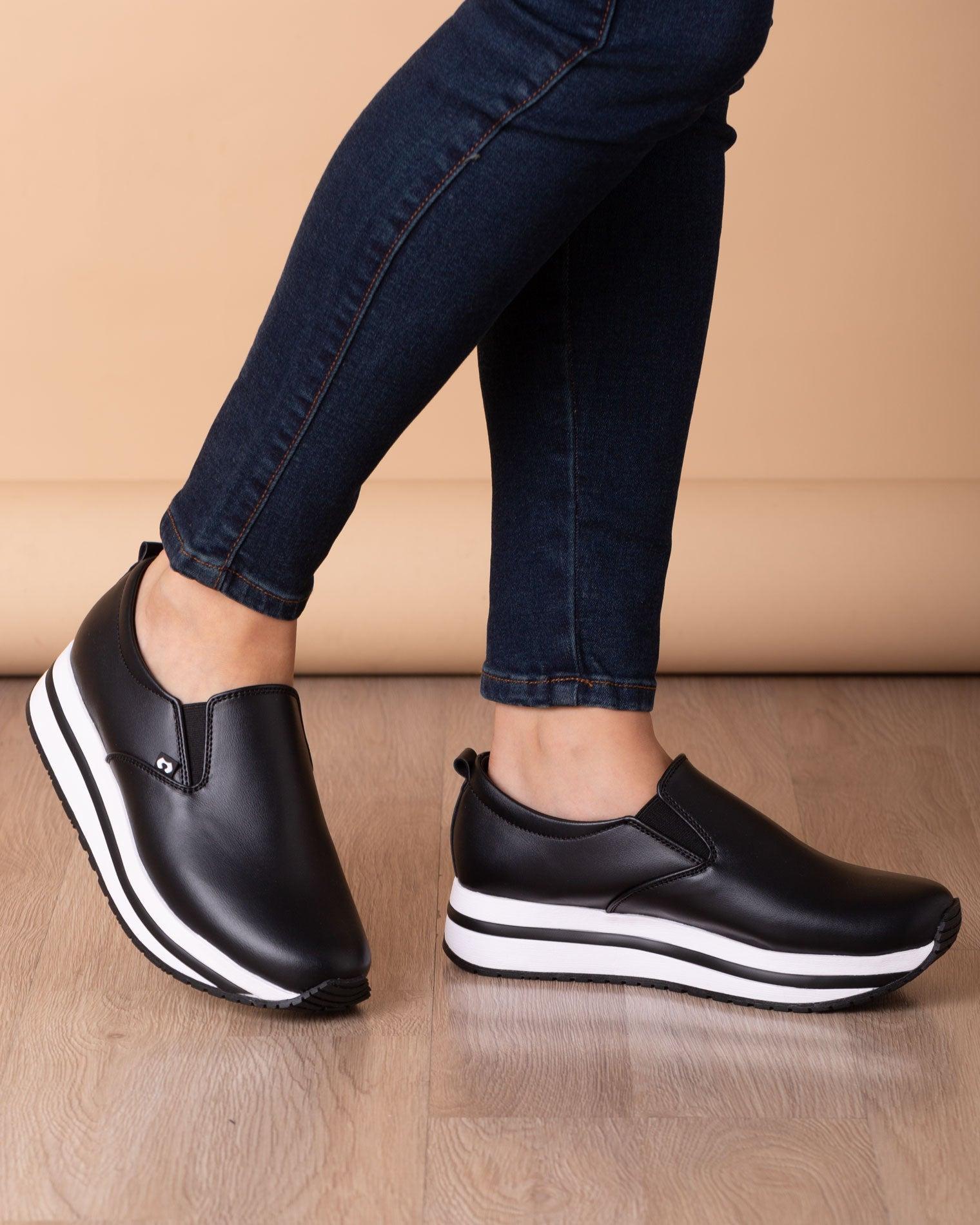 ZAPATILLAS URBANAS MUJER SHUMEN NEGRO - 1