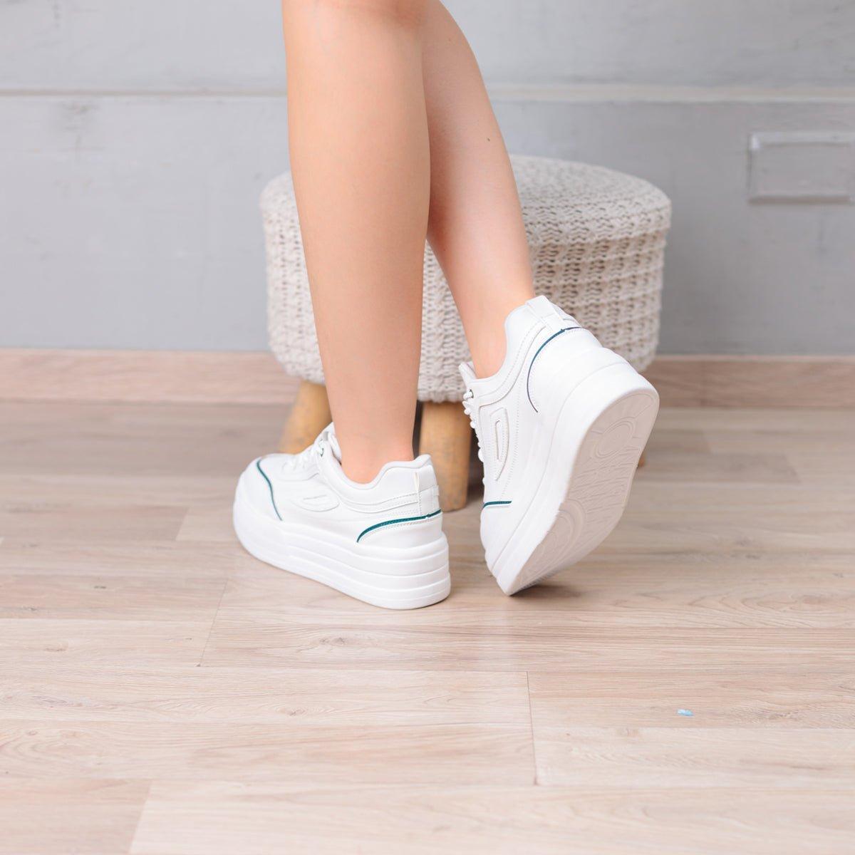 ZAPATILLAS URBANAS MUJER QUEPOS VERDE - 3