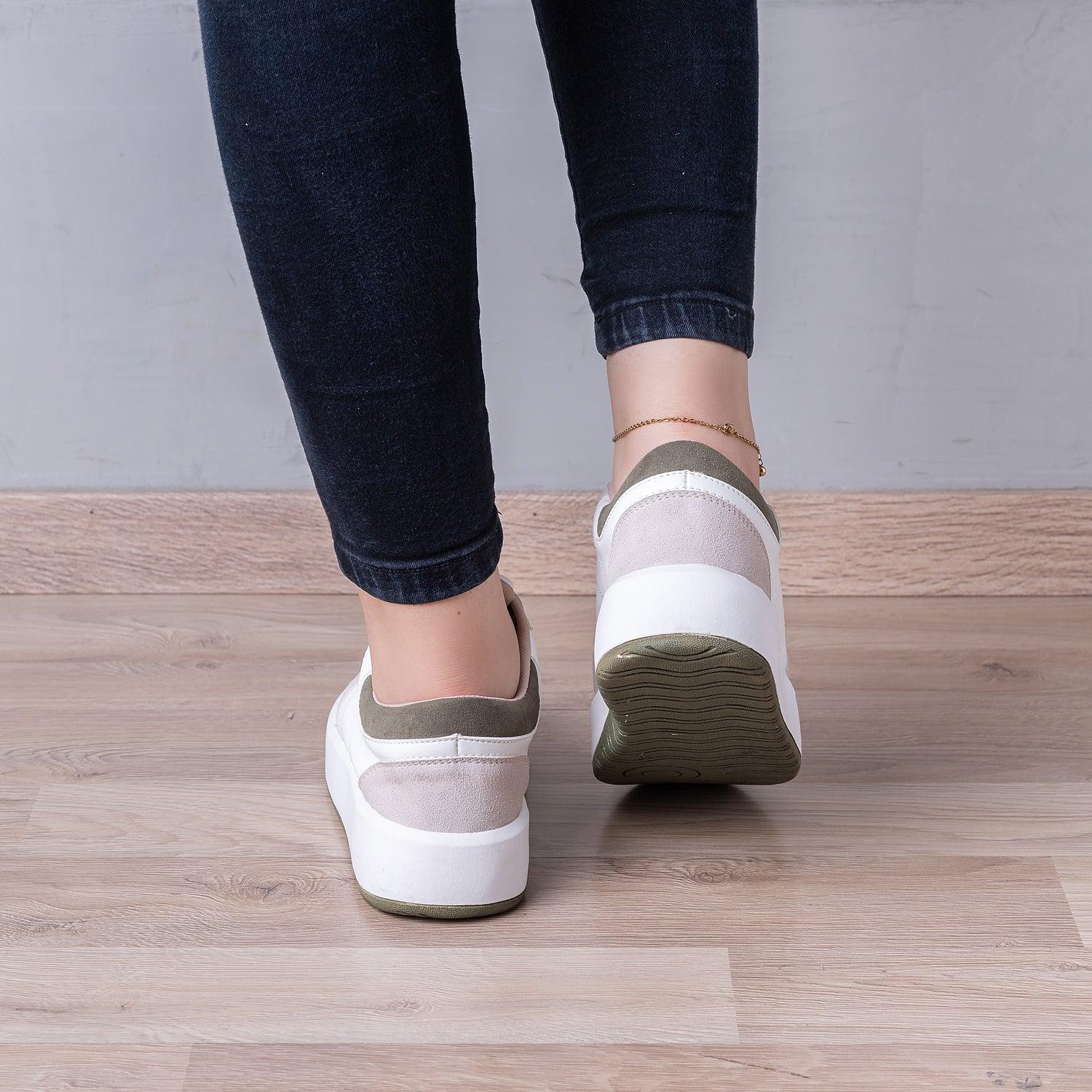 ZAPATILLAS URBANAS MUJER LIEJA  VERDE - 3
