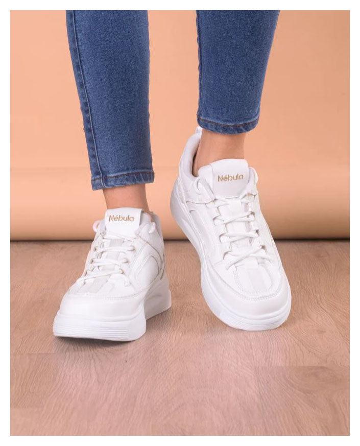 ZAPATILLAS URBANAS MUJER AMELIE BLANCO - 2