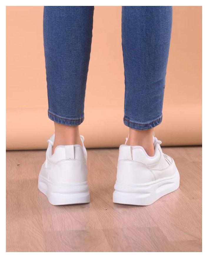 ZAPATILLAS URBANAS MUJER AMELIE BLANCO - 3
