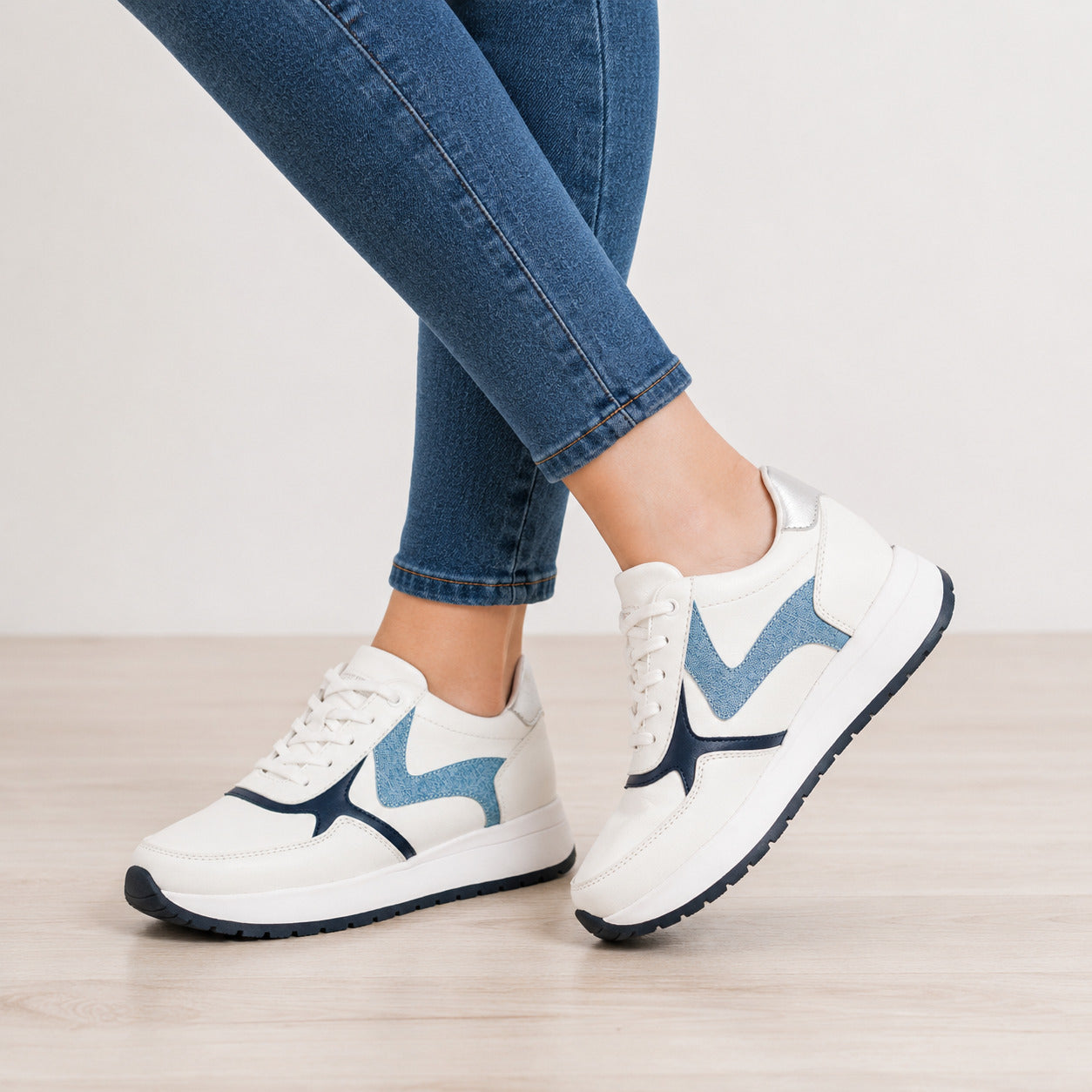 ZAPATILLAS URBANAS MUJER ZIGMA AZUL - 7