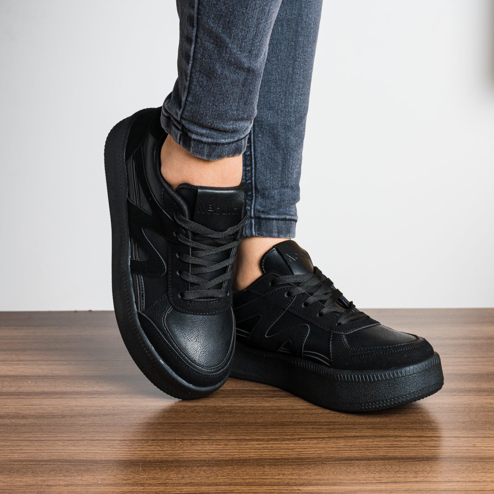 ZAPATILLAS URBANAS MUJER DINASTY NEGRO - 1