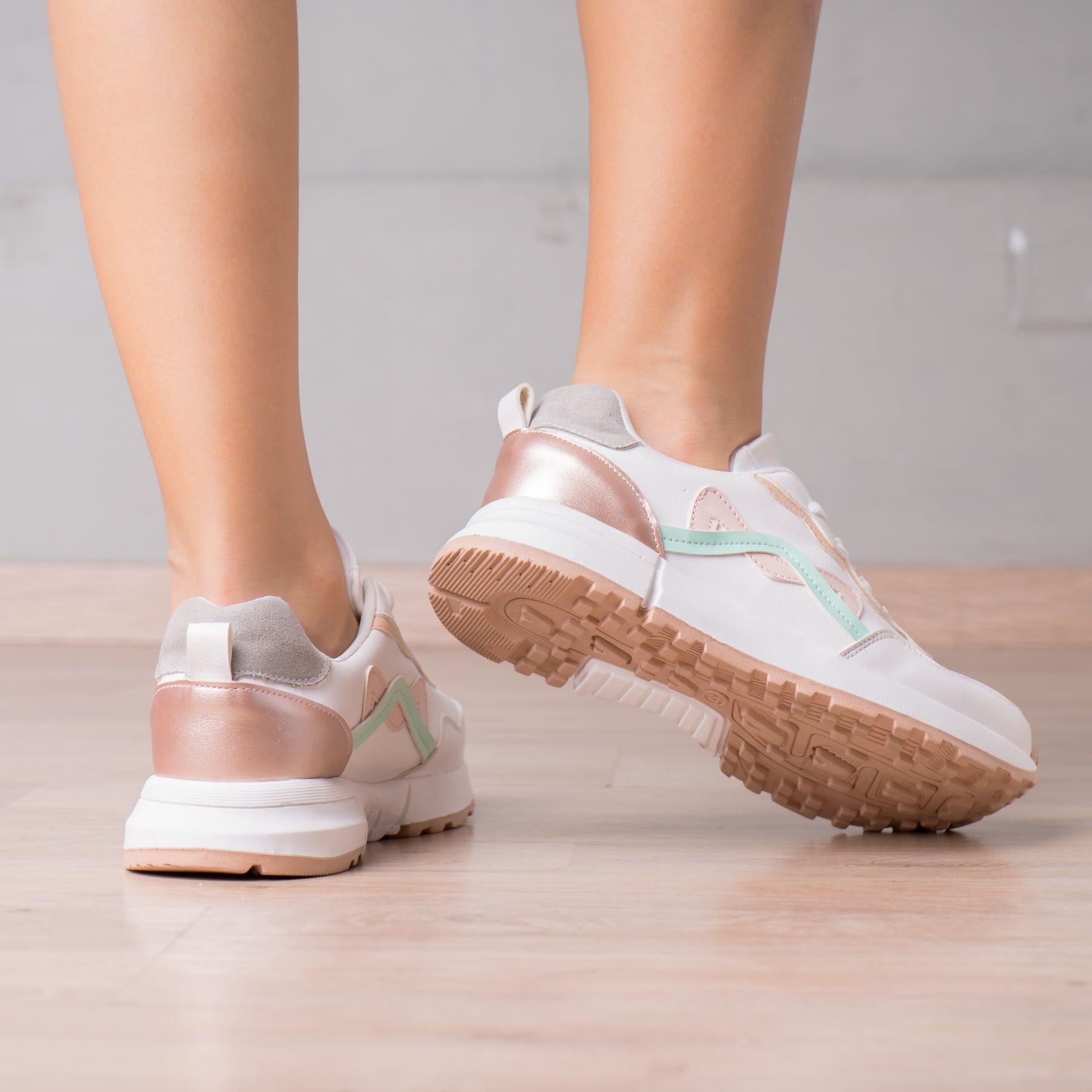 ZAPATILLAS URBANAS MUJER MANU 2.0 ROSADO - 3