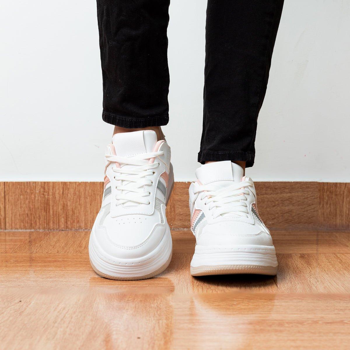 ZAPATILLAS URBANAS MUJER THANASIS ROSADO - 2