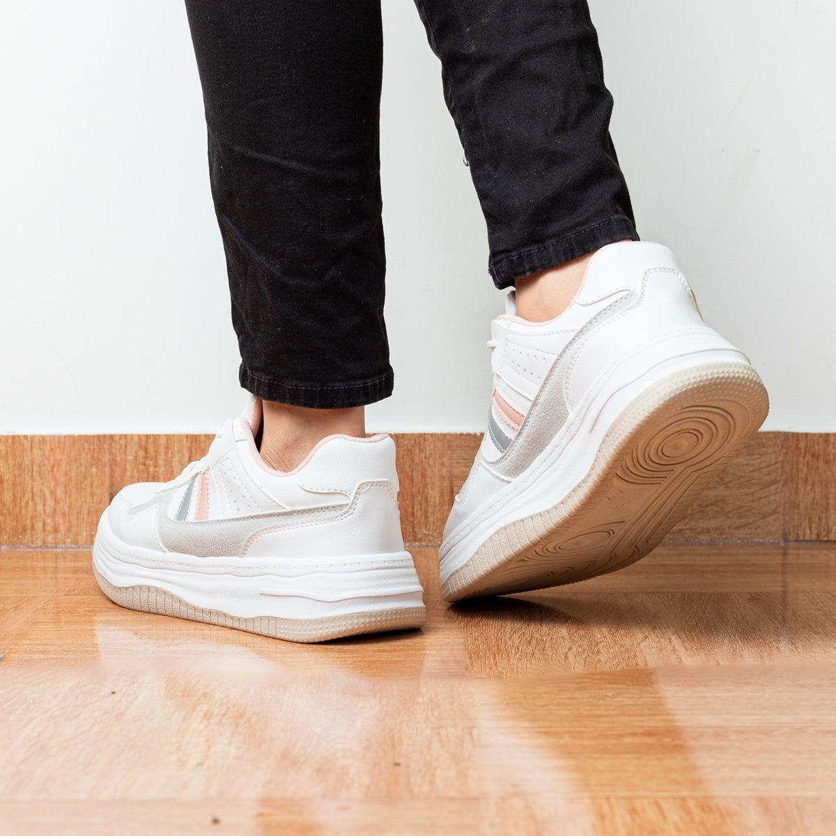 ZAPATILLAS URBANAS MUJER THANASIS ROSADO - 3