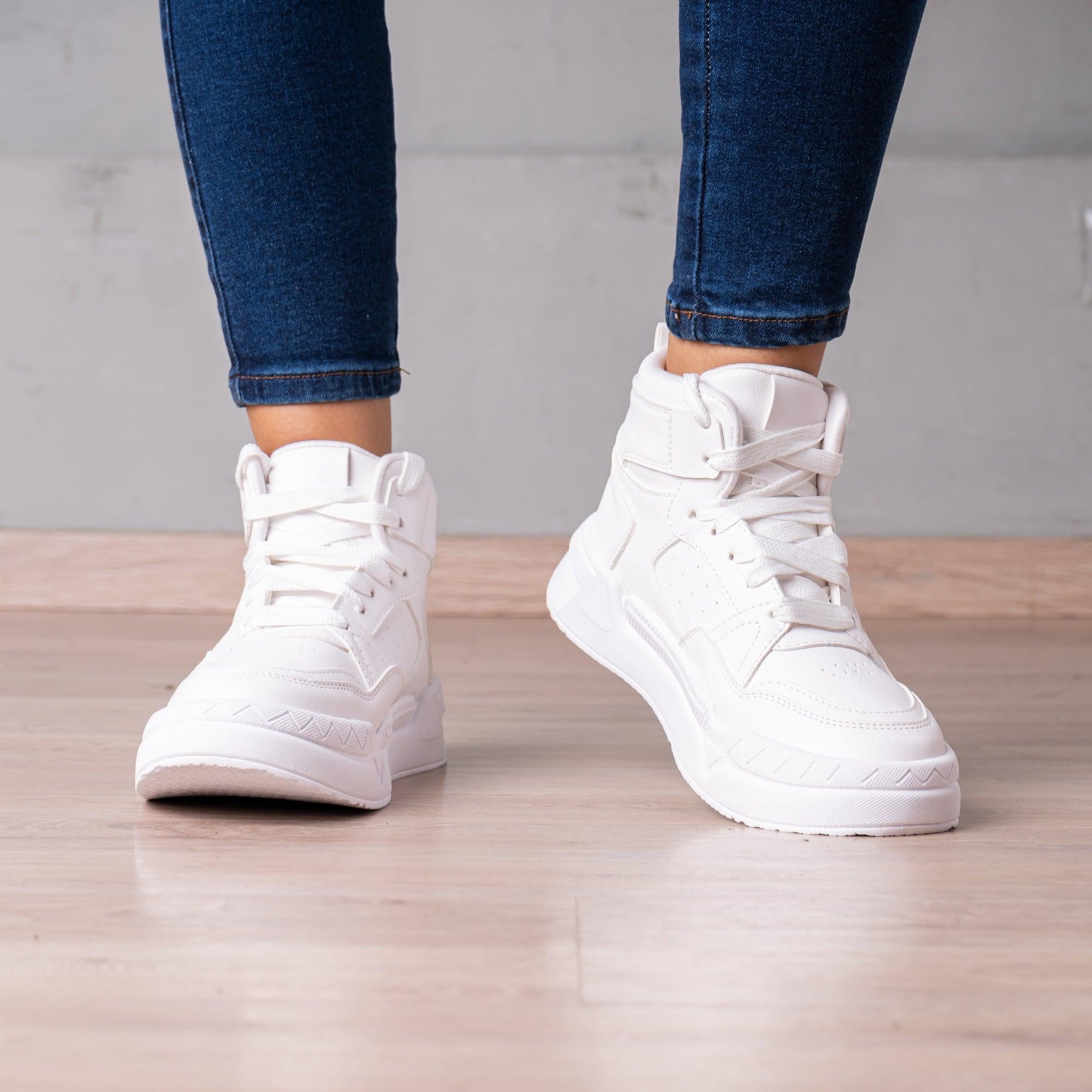 ZAPATILLAS URBANAS MUJER YIJUN BLANCO - 2
