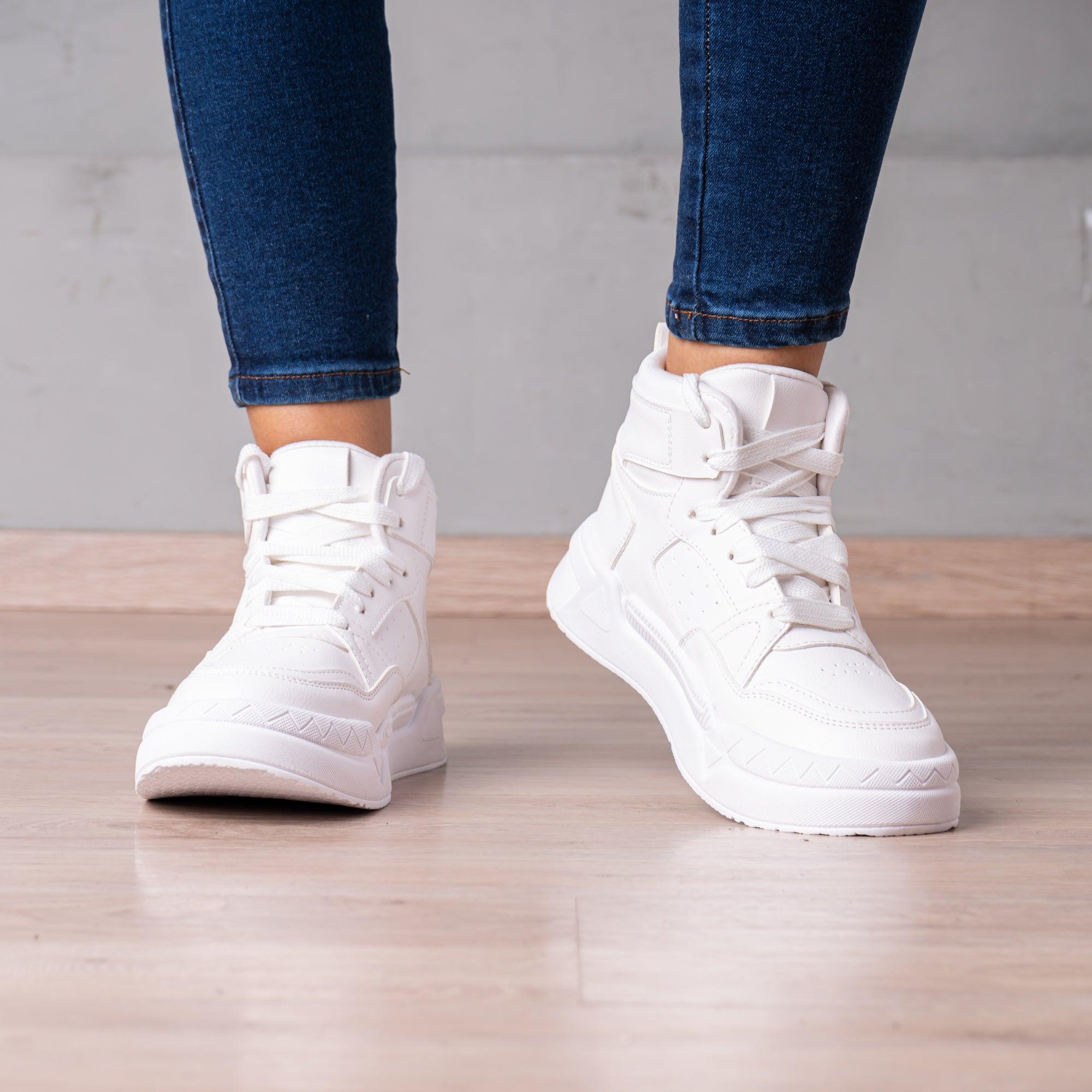 ZAPATILLAS URBANAS MUJER YIJUN BLANCO - 2