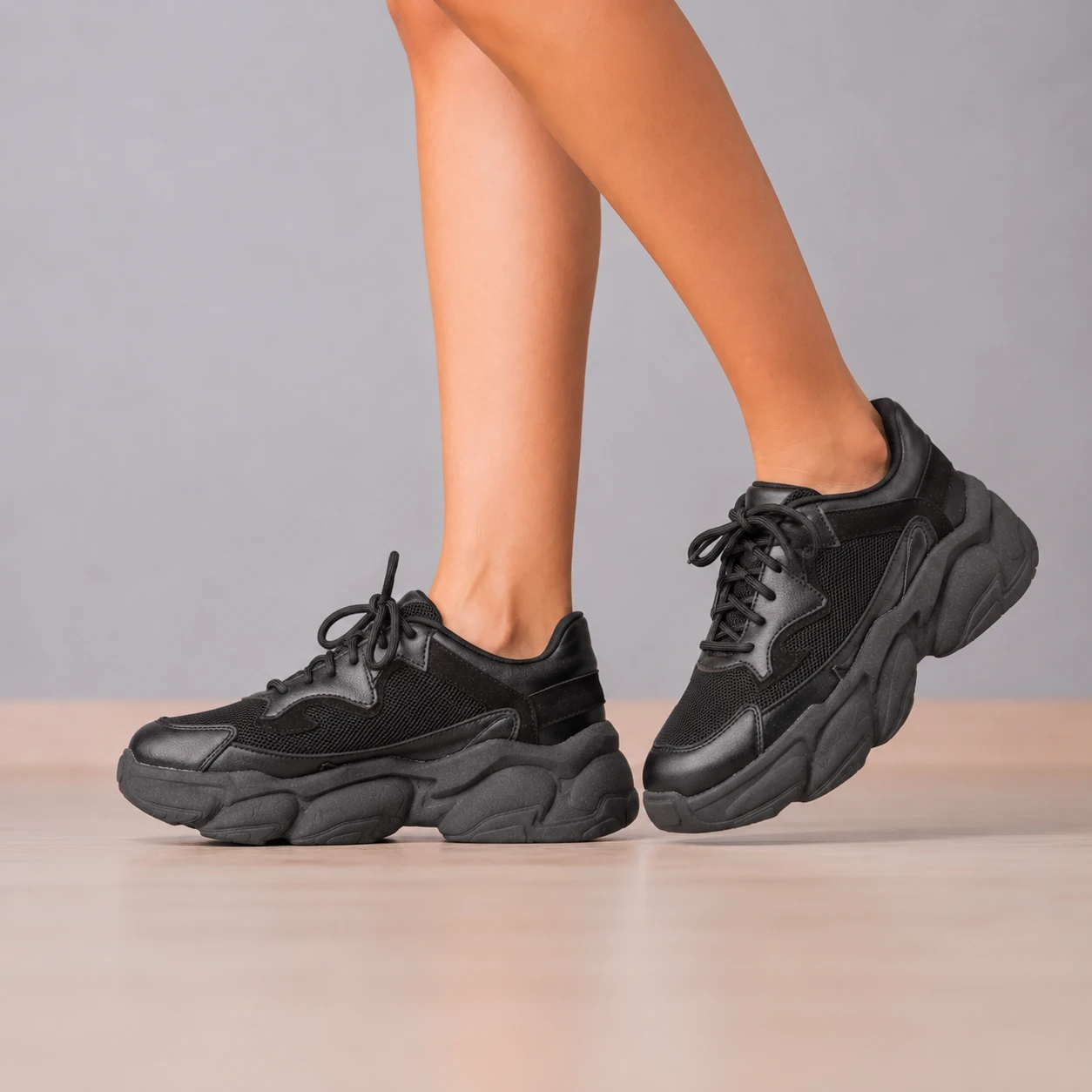 ZAPATILLAS URBANAS MUJER TARRAGONA NEGRO - 5
