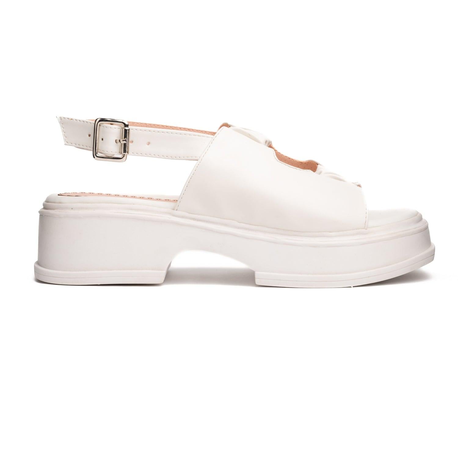 SANDALIAS CASUALES MUJER BRAKZON BLANCO - 4