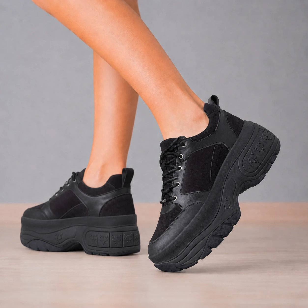 ZAPATILLAS URBANAS MUJER WOLF NEGRO - 5