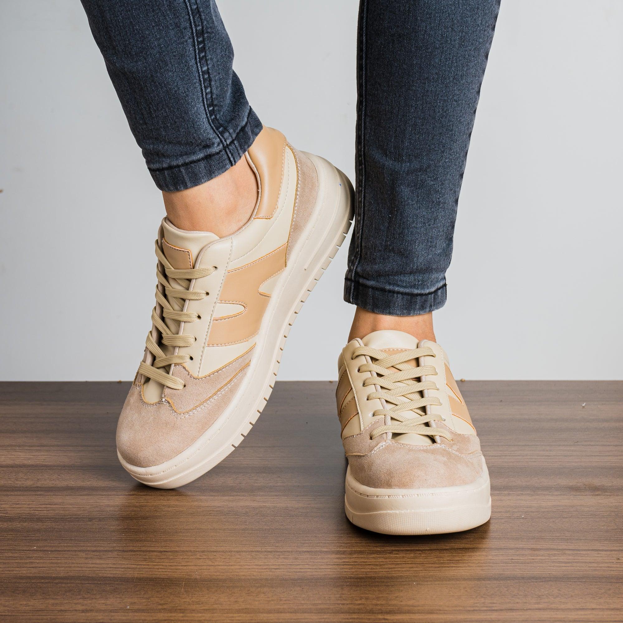 ZAPATILLAS URBANAS MUJER NIMBUR BEIGE - 2