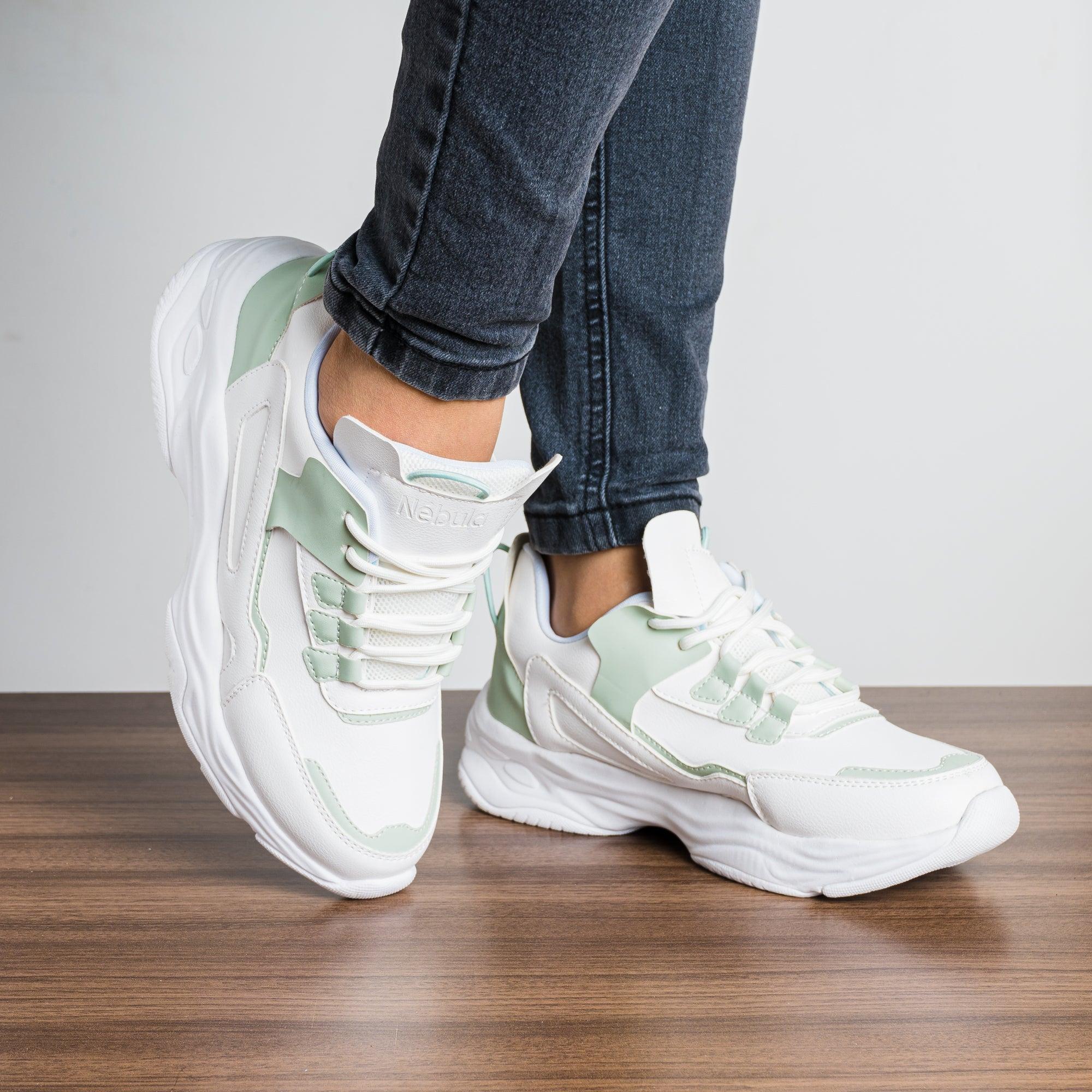 ZAPATILLAS URBANAS MUJER LESLY VERDE - 1