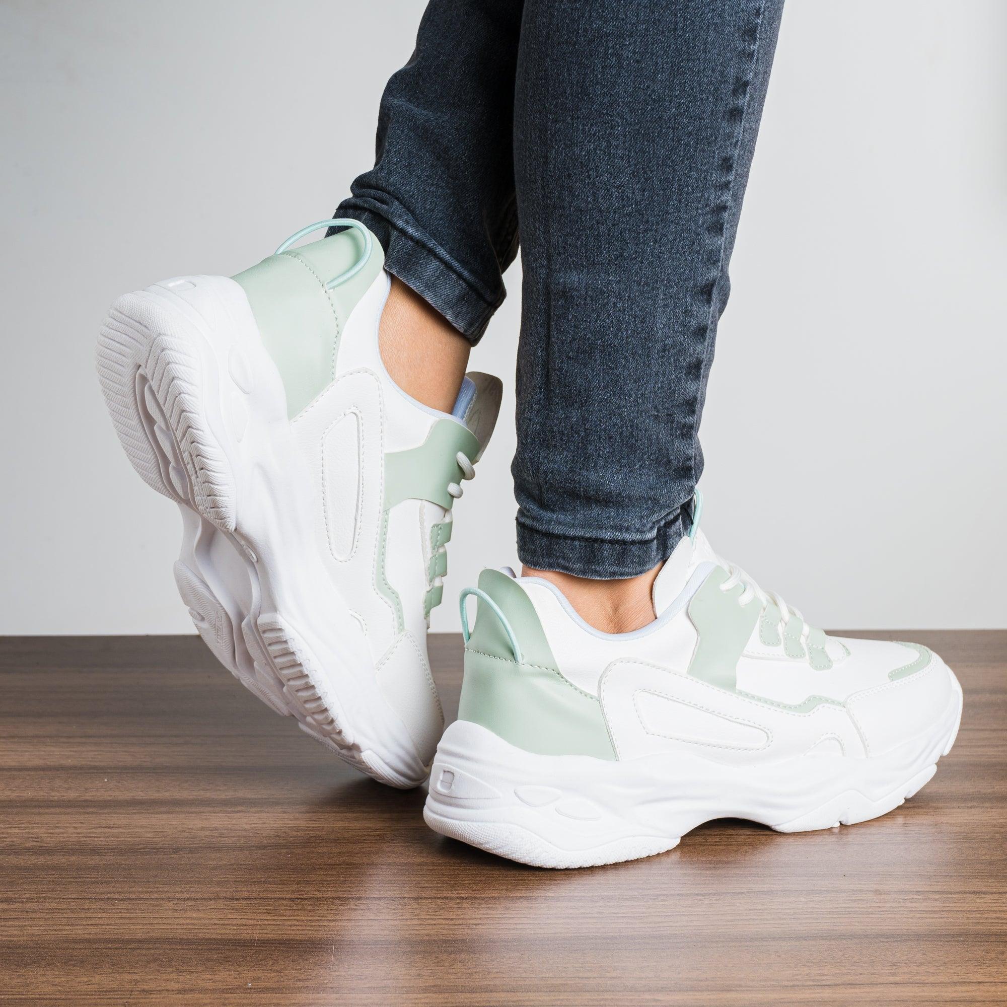 ZAPATILLAS URBANAS MUJER LESLY VERDE - 3