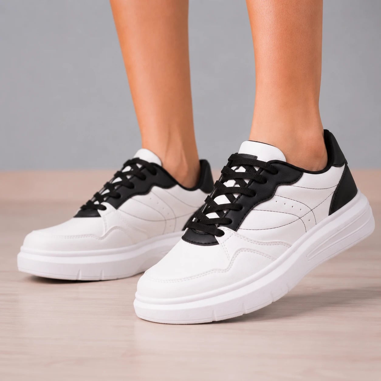 ZAPATILLAS URBANAS MUJER TEHERAN NEGRO - 1