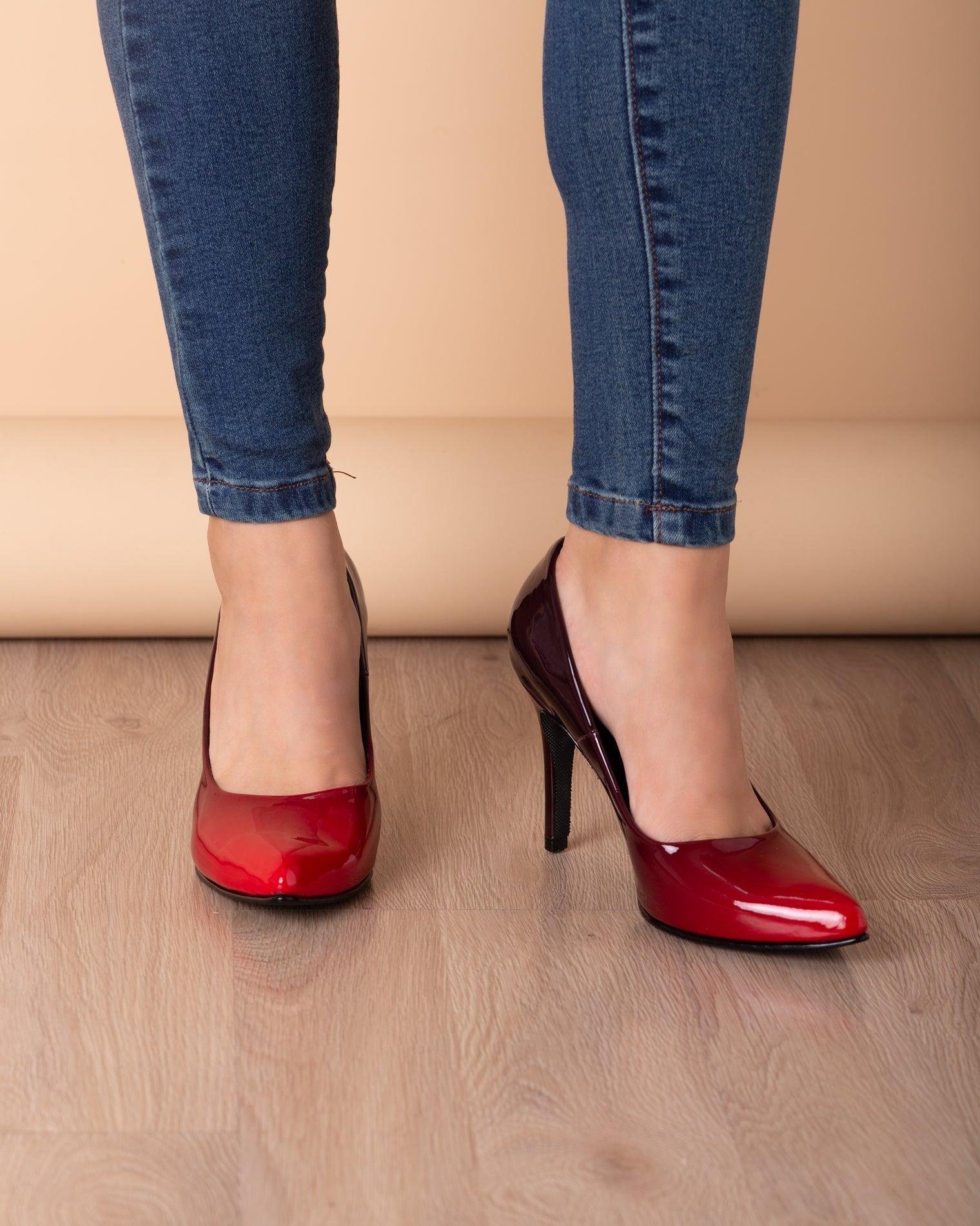 STILETTOS MUJER FLORINA ROJO CHAROL - 1