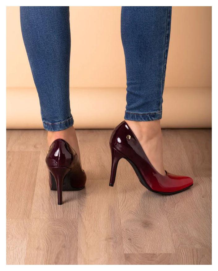 STILETTOS MUJER FLORINA ROJO CHAROL - 2