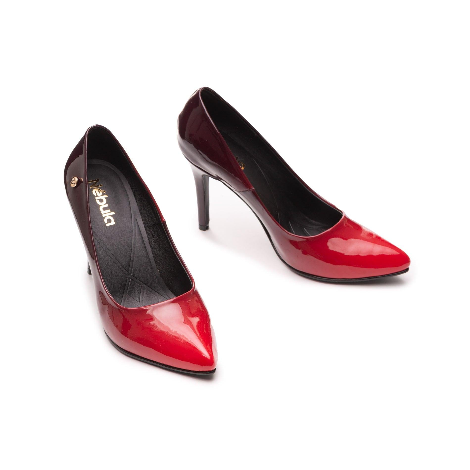 STILETTOS MUJER FLORINA ROJO CHAROL - 4