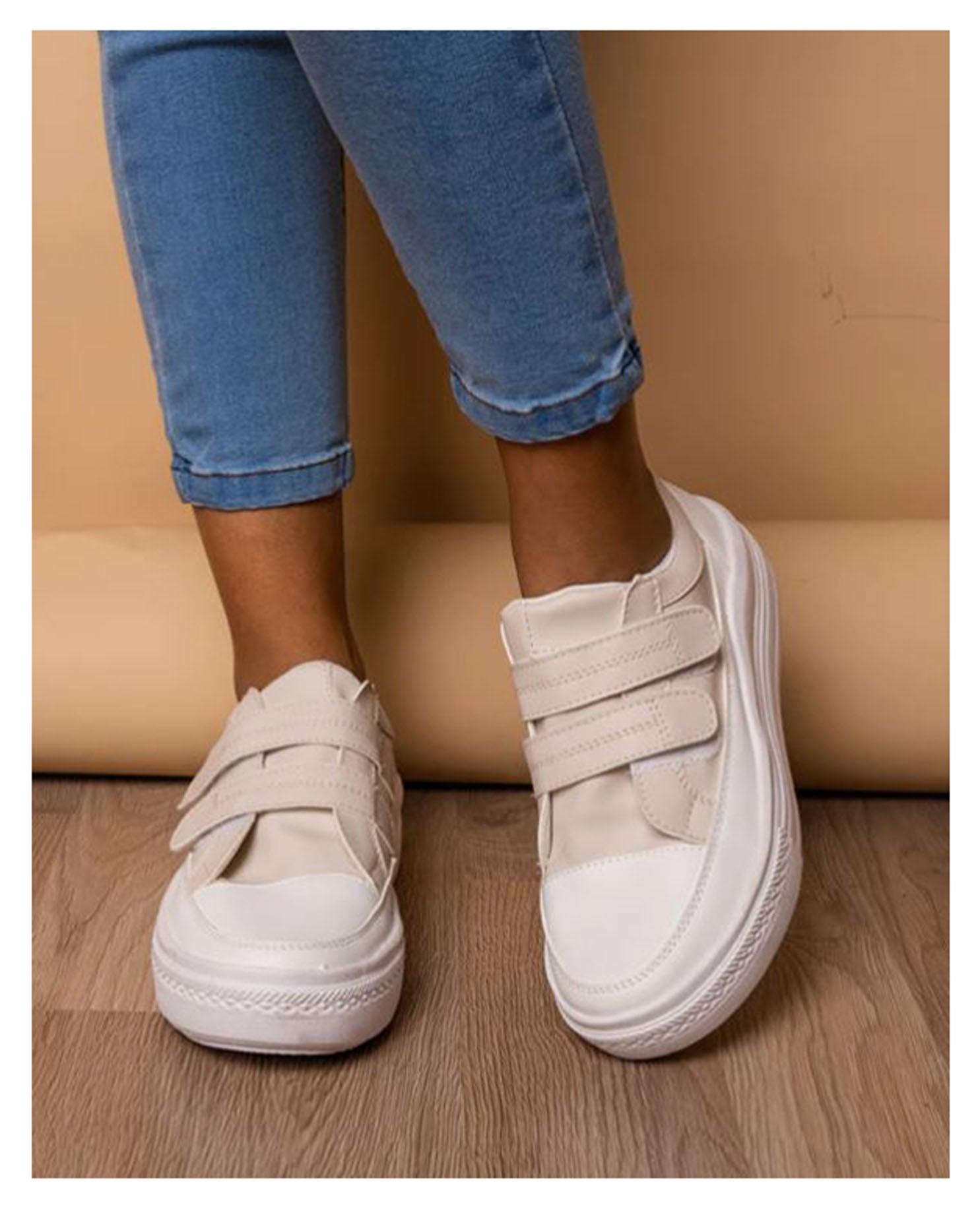 ZAPATILLAS URBANAS MUJER IBIS BEIGE - 2