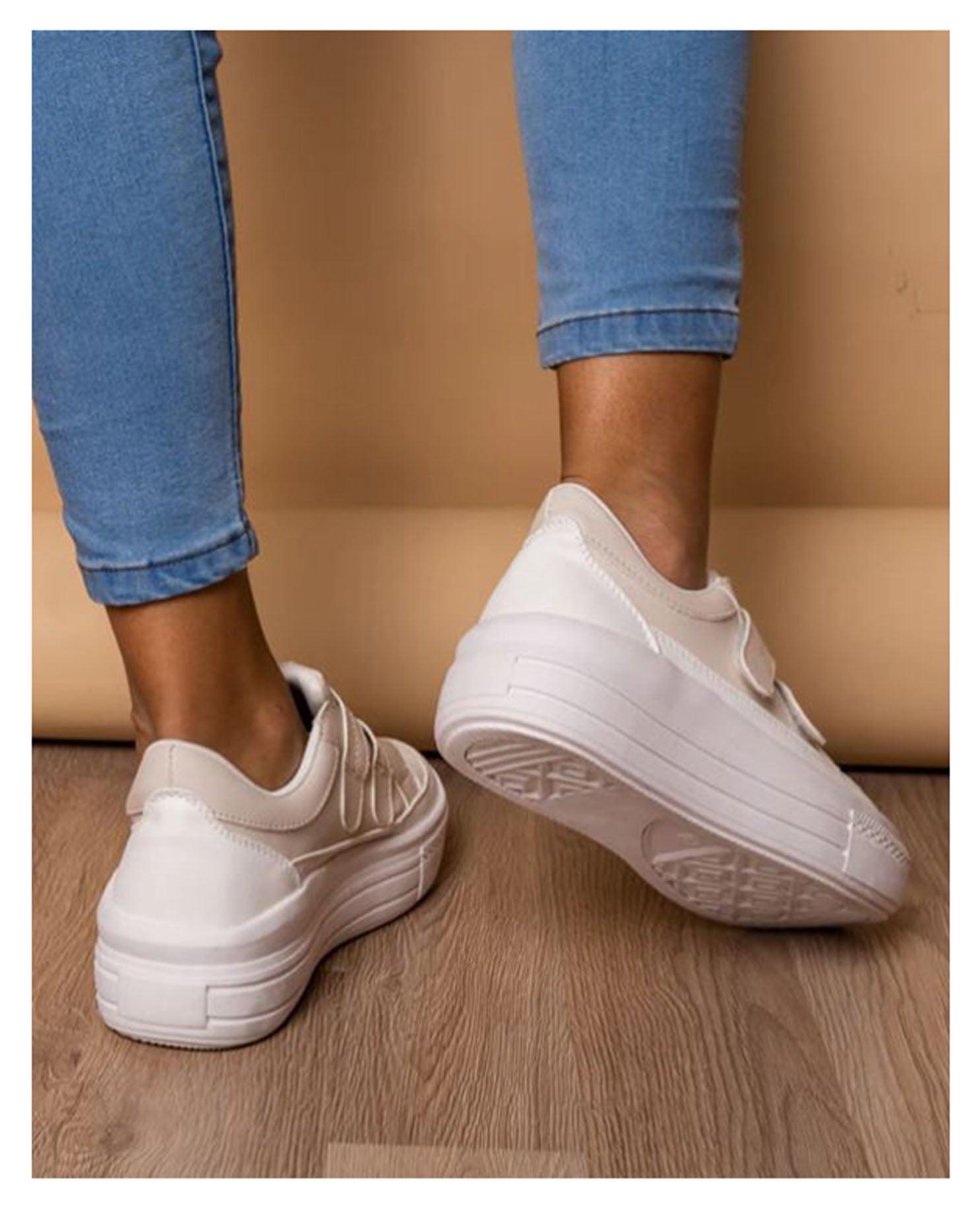 ZAPATILLAS URBANAS MUJER IBIS BEIGE - 3