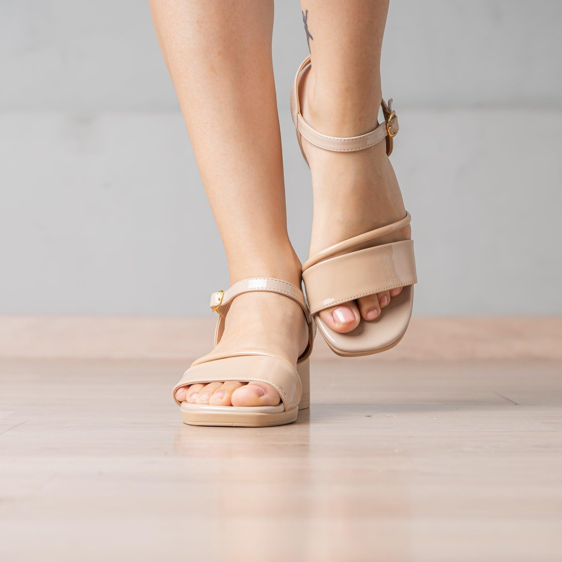 SANDALIAS DE VESTIR MUJER JOHKLA BEIGE - 2