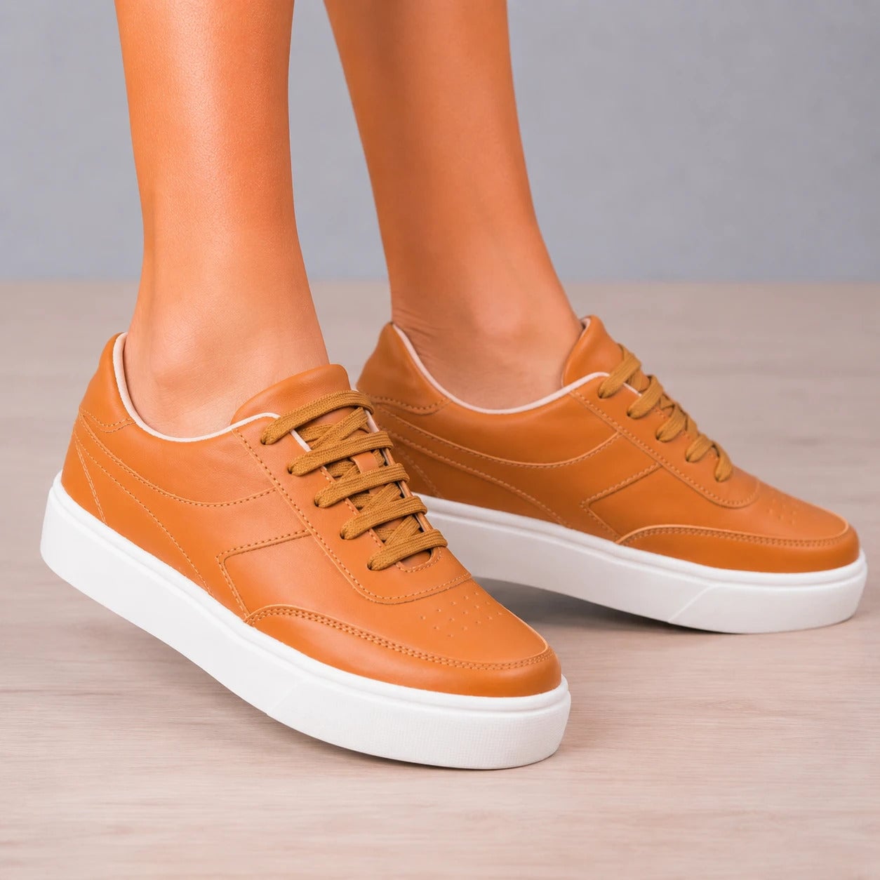 ZAPATILLAS URBANAS MUJER DENVER CAMEL - 5