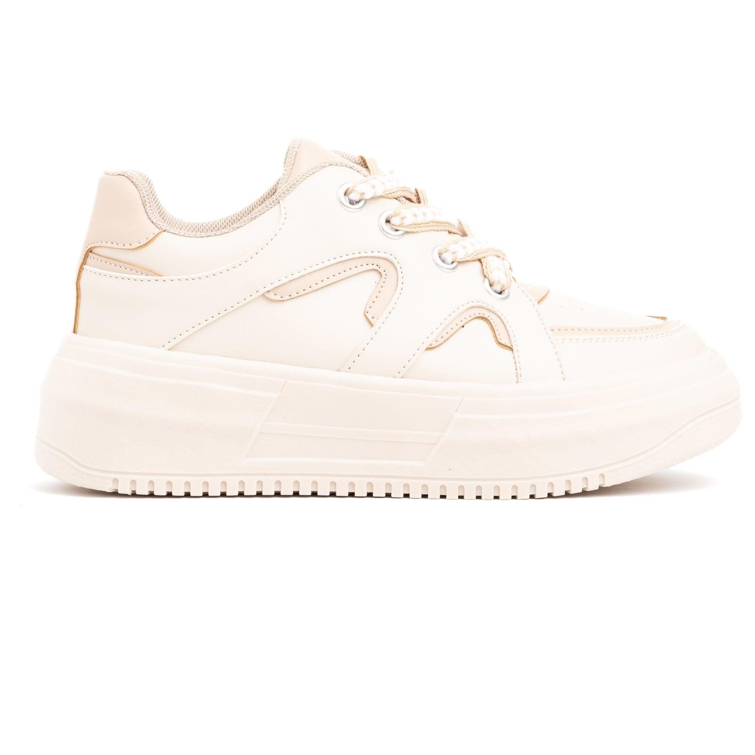 ZAPATILLAS URBANAS MUJER ESNAR BEIGE - 4