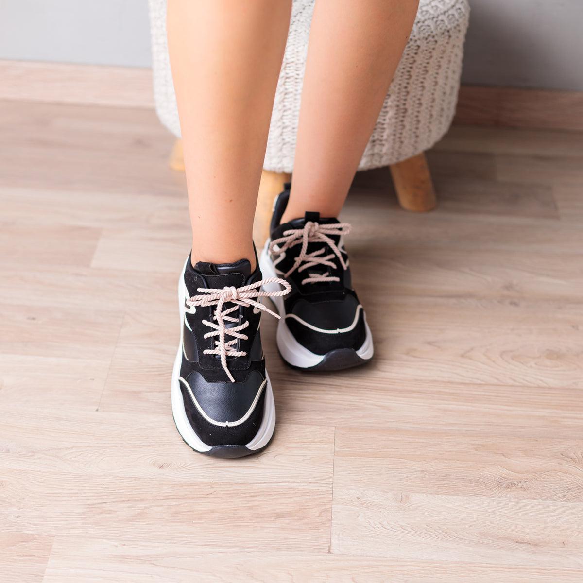ZAPATILLAS URBANAS MUJER TAINY NEGRO - 2