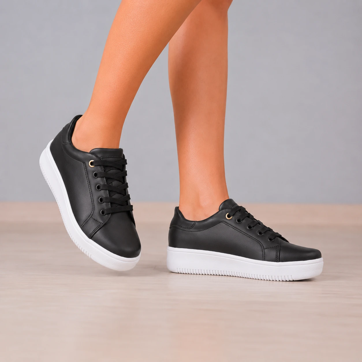 ZAPATILLAS URBANAS MUJER ORLANDO NEGRO - 6
