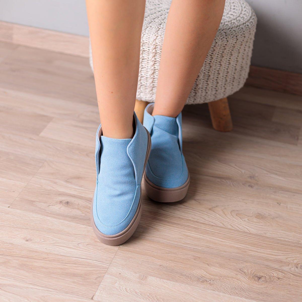 ZAPATILLAS URBANAS MUJER GHALI CELESTE - 2